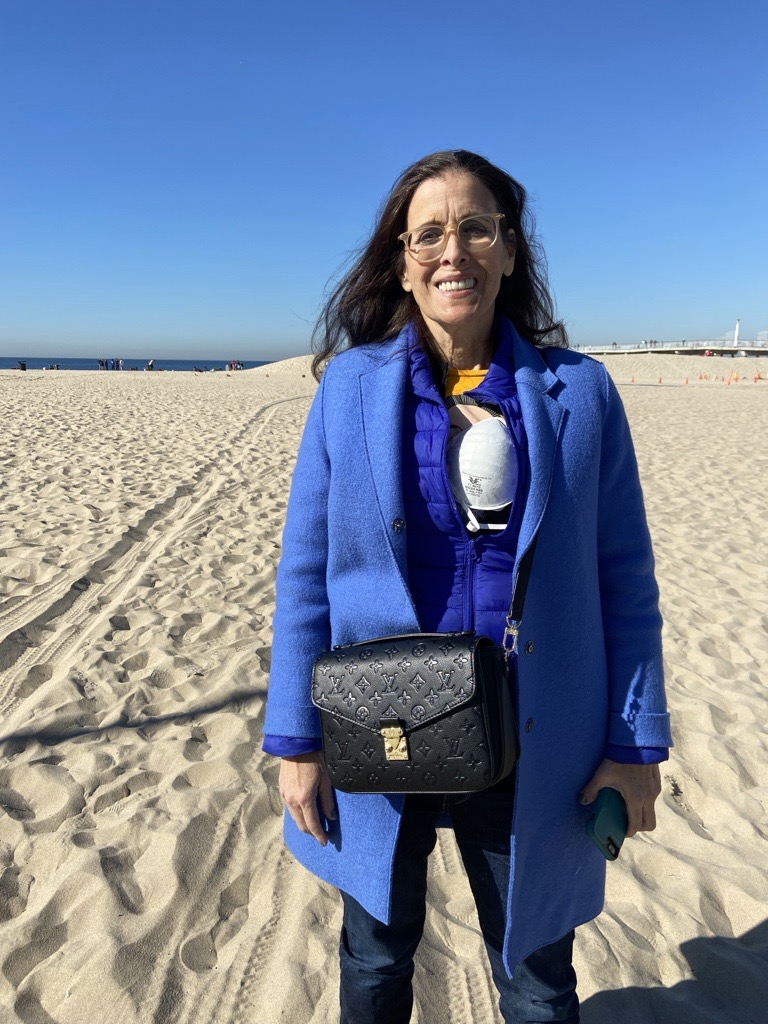 Sharon at the beach